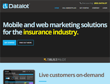 Tablet Screenshot of datalot.com